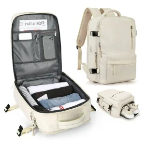 TRAVELMATE - Grote Waterdichte Reistas Rugzak met USB – Anti-Diefstal & Schoenenvak – 35L