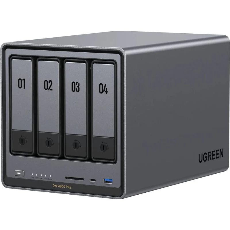 UGREEN NASync DXP4800 Plus NAS server – 4 bay opslag server met Intel Pentium 8GB DDR5 – 10Gbps en 2.5Gbps netwerk – M.2 NVMe ondersteuning – RAID opslag systeem – personal cloud en media server voor thuis en kantoor - Afbeelding 6