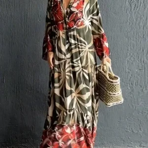 Thalina | Zomerjurk met Bloemenprint